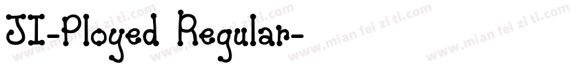 JI-Ployed Regular字体转换
